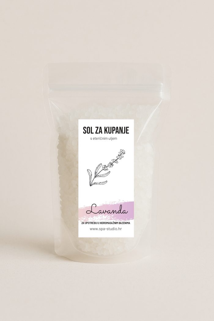 Mirisna sol za upotrebu u hidromasažnim bazenima – Lavanda 450 g
